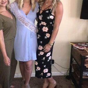 Topshop Floral jumpsuit